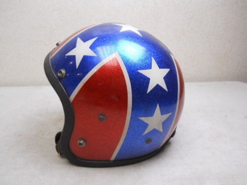 Vintage metalflake rebel flag motorcycle or snowmobile helmet; rare find.    av