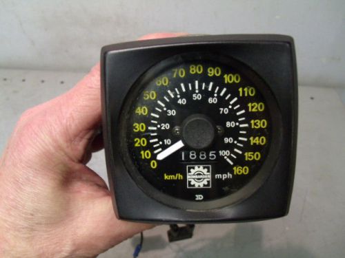 Vintage bombardier ski doo 100 mph 160 km/h speedometer