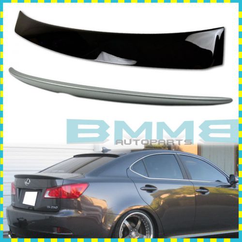 Painted lexus is250 is350 sedan 4dr oe type trunk &amp; oe roof spoiler sport