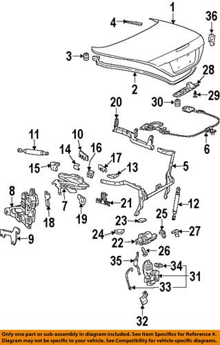 Mercedes-benz-mb oem 2307500036 trunk lid lift support/lift support