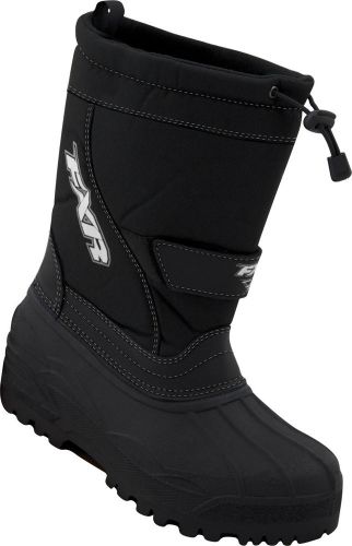 New fxr-snow shredder youth boots, black, youth-3