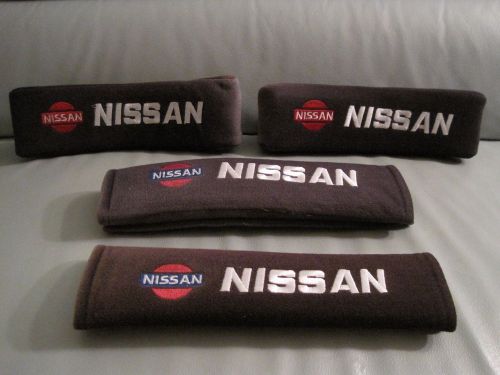 == nissan car seat belt pad shoulder cover cushion &amp; neck rest headrest cover ==