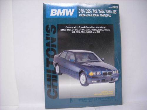 1989-1993 bmw 318/325/m3/525/535/m5 repair manual