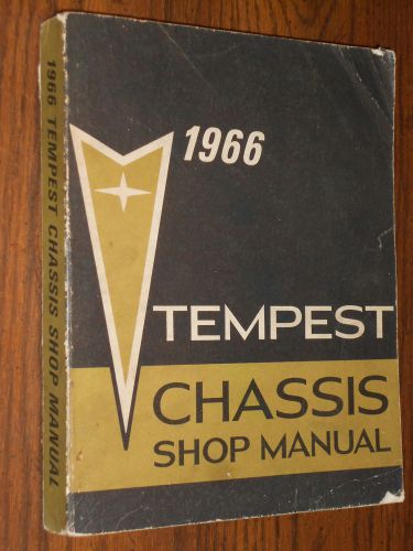 1966 pontiac tempest le mans gto shop manual / original book