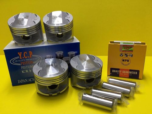 Ycp 75mm p29 pistons high dome compression honda civic crx d16 sohc