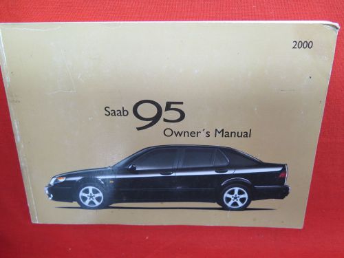 2000 saab 95 owners manual guide book