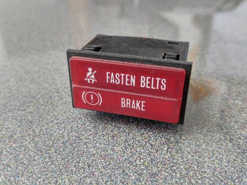 Nice original genuine porsche 924 fasten belts brake warning indicator light