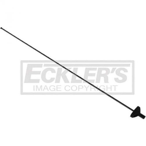 Malibu, antenna components mast, black, 1978-1983