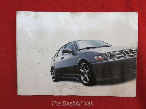 2002 saab 93 owners manual guide book