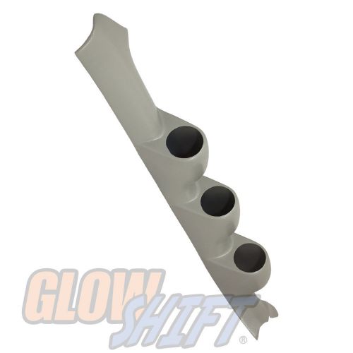 02-07 subaru impreza wrx sti gray triple gauge pillar pod 52mm 2 1/16&#034;