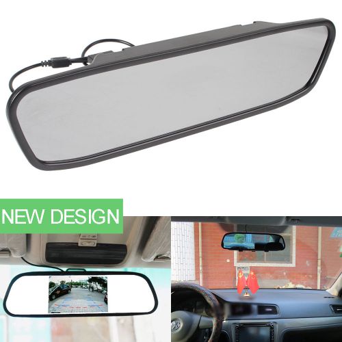 4.3inch tft lcd monitor car reverse rear view mirror monitors for backup camera