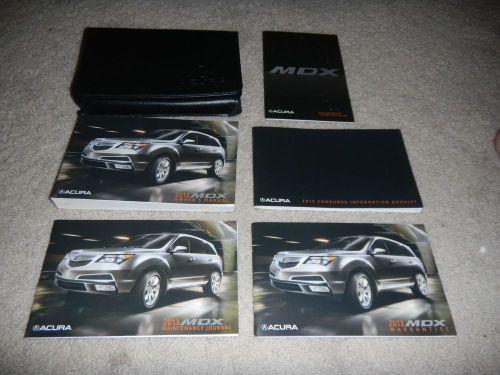 2013 acura mdx owners manual set + free shipping