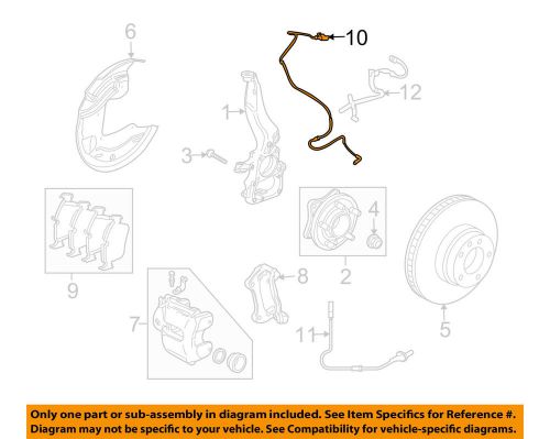 Oem land rover front brake pad sensor lr019401 2010-2013 range rover sport