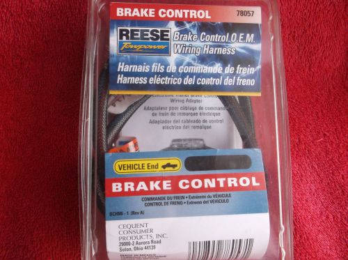 New reese 78057 brake control wiring harness for honda pilot or ridgeline