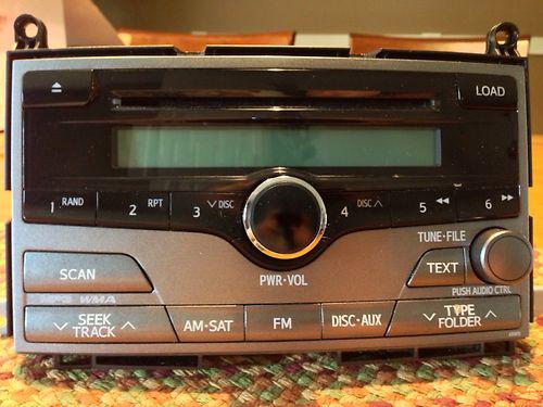 2009 toyota venza oem factory stereo am fm satellite xm sirius 6 cd free ship