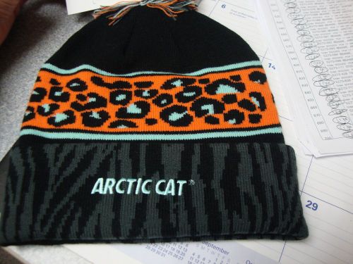 Brand new women&#039;s arctic cat animal print beanie ~ 5273-098