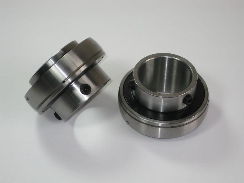 2 new free spin ball bearings  go karts, plated 40 mm rear axle bearing. usa!!