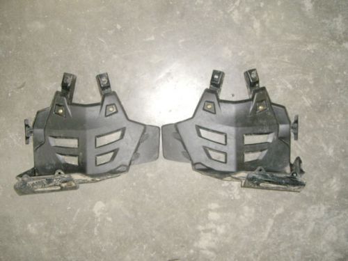 Polaris predator 500 heel guards and brackets left and right 11513