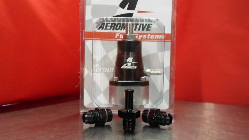 Aeromotive regulator &amp; fitting kit (2) 6-an (1) barbed fitting 13129