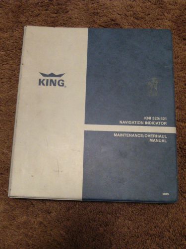 King kni 520 kni 521 nav indicator vor loc glide scope service manual install