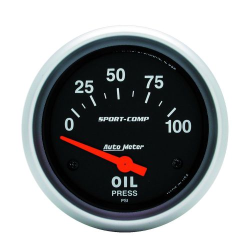 Auto meter 3522 sport-comp; electric oil pressure gauge