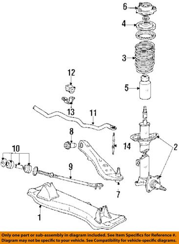 Toyota oem 84-85 celica front-strut bushings 4867419105