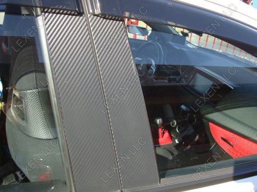 16&#034; x 60&#034; black carbon fiber wrap for pillar posts uncut roll c