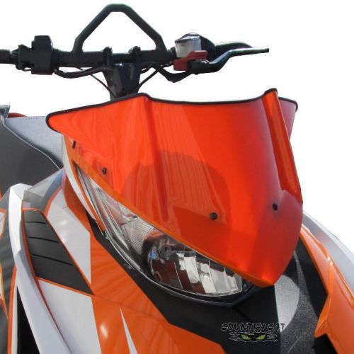 Arctic cat 2012-2016 zr f xf m low flyscreen windshield - orange - 6606-482