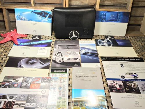 2007 mercedes sl550 sl55 sl600 sl65 sl owners manual + navi bk ((full mint set))