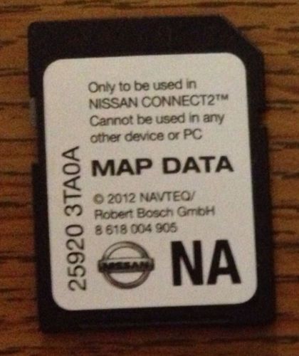 Nissan map data card navigation 25920 3ta0a