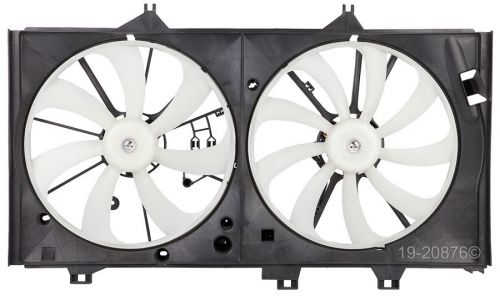 Brand new radiator or condenser cooling fan assembly fits toyota camry