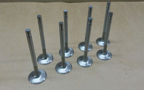 New ferrea 11/32&#034; stainless steel exhaust valves 4.960&#034;-1.600  flat groove f6100