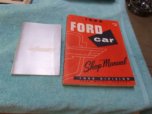 1956 thunderbird owner&#039;s manual (mint) plus shop manual (excellent)