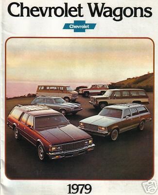 &#034;1979 chevrolet wagons original dealers brochure&#034;