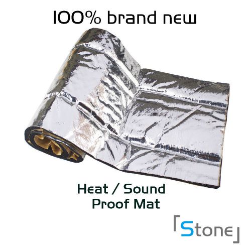 18&#034;x39&#034; thick sound heat deadening noise killer control insulation mat trunk car