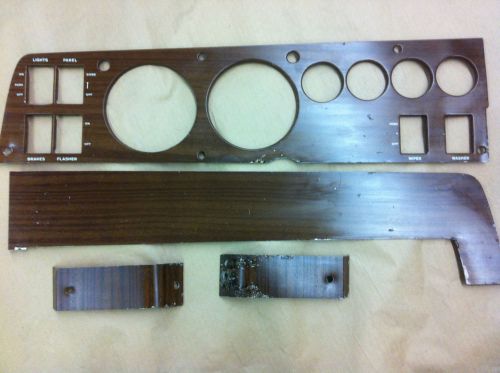 Gtx charger coronet rally dash bezel  cluster woodgrain switch nice  panel1969