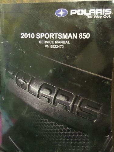 Polaris 2010 sportsman 850 service manual