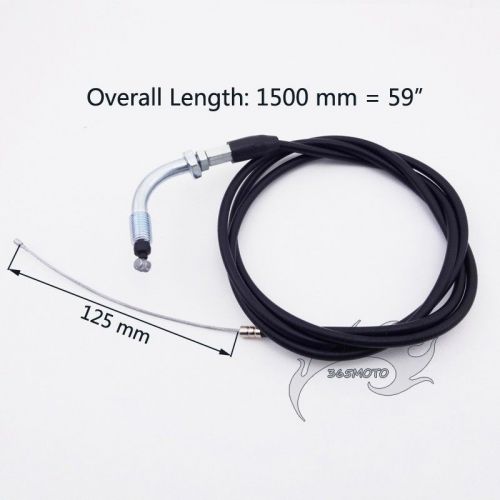 1500mm throttle cable for 49cc 50cc 60cc 66cc 80cc push bike motorized bicycle