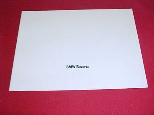 1970 1971 1972 bmw bavaria original brochure catalog 70 71 72 sales 16 pages