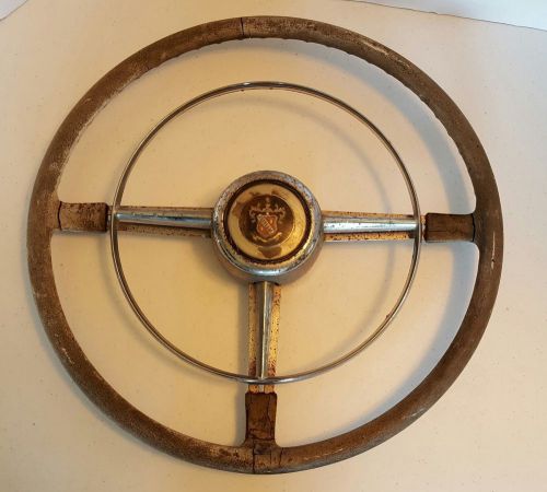 1950 - 1952? buick steering wheel 18&#034; original classic oem 50 51 52