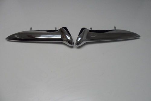 1956 thru 1957 corvette chrome bumpers original triple chromed show quality