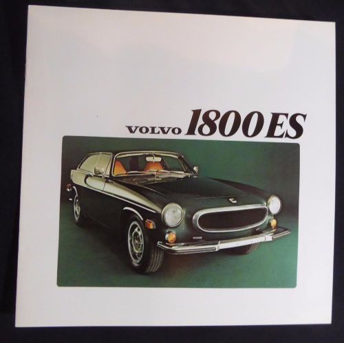 1973 volvo 1800es presitige brochure near mint