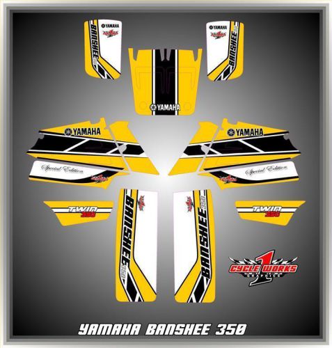 Yamaha banshee 350semi custom graphics kit special ed