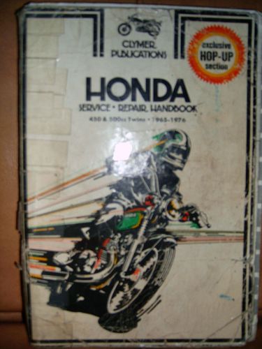 Honda service - repair handbook 450 &amp; 500cc twins 1965- 1976