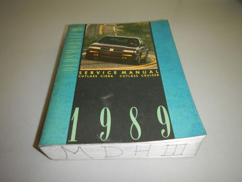 1989 oldsmobile cutlass ciera cruiser service repair shop manual