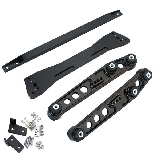 Black for honda civic 92-95 eg rear lower control arm subframe brace tie bar kit