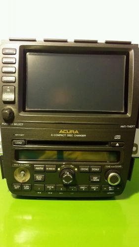 Acura mdx 05-2006 cd6 dvd control radio oem cd &amp; navigation display assembly