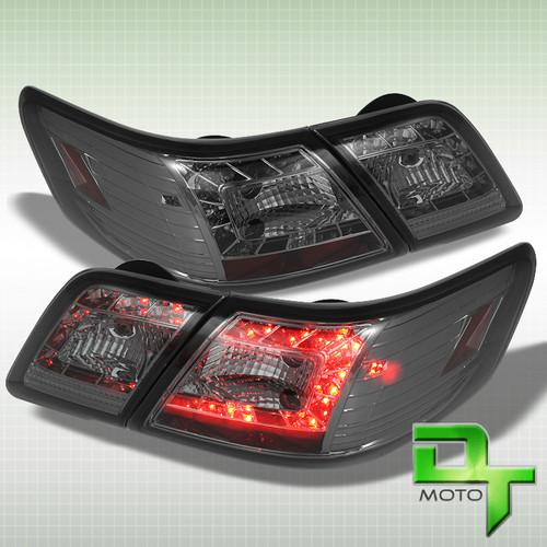 Smoked 07-09 toyota camry philips-led perform tail brake lights lamps left+right