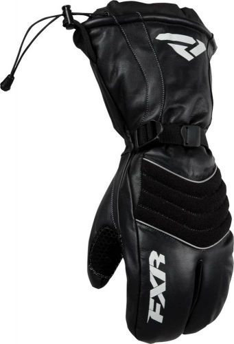 New fxr-snow leather claw adult waterproof gloves/mitts, black, 4xl
