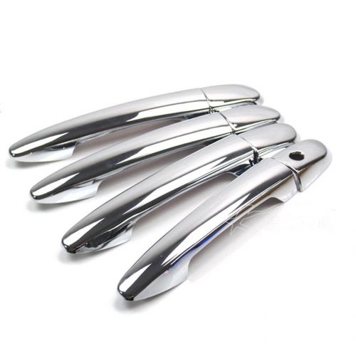 8pcs car exterior door handles chrome trim cover for 2009-2011 3 axela 6 atenza